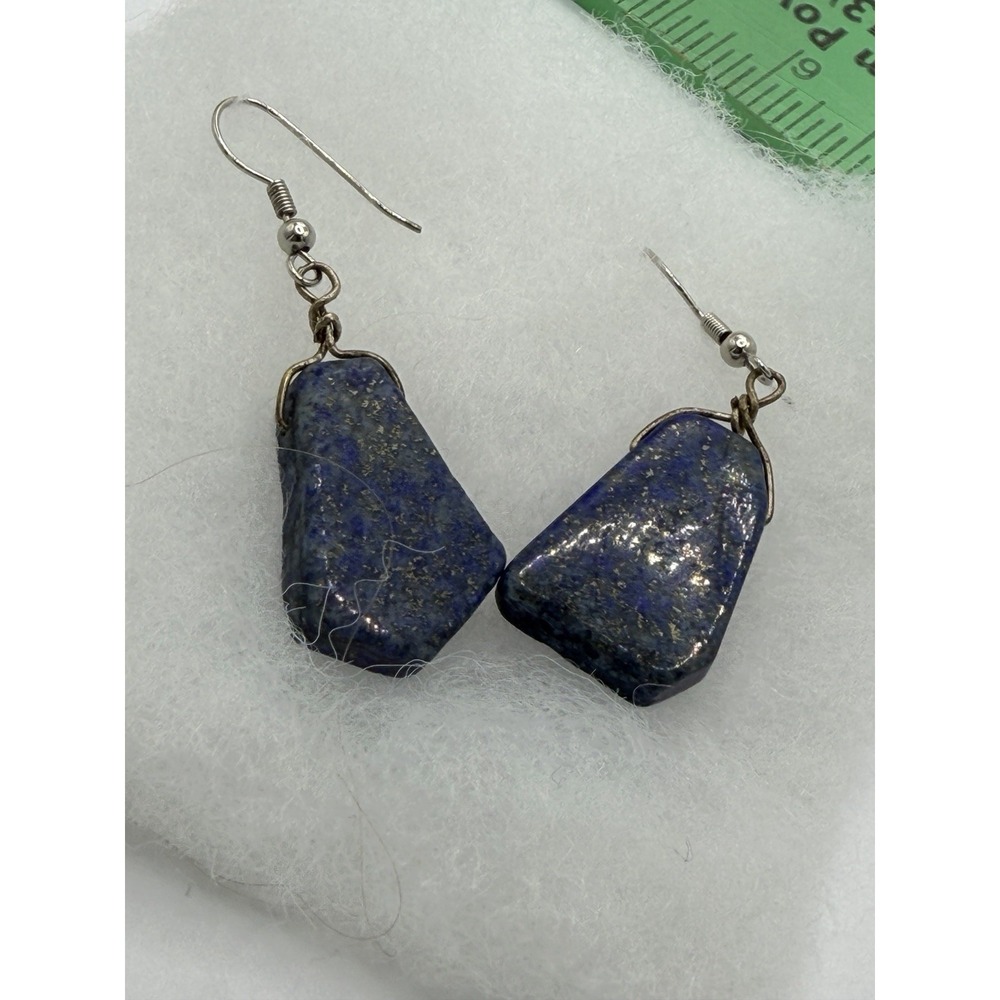 lapis lazuli Bell shaped drop earrings